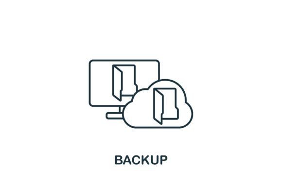 Backup Icon: Graphics and Icons for Modern Design