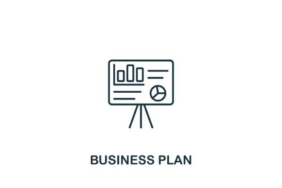 Business Plan Icon: Graphics and Icons for Real Publishing
