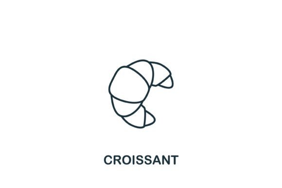 Croissant Icon: Graphics and Icons for Real Crafting