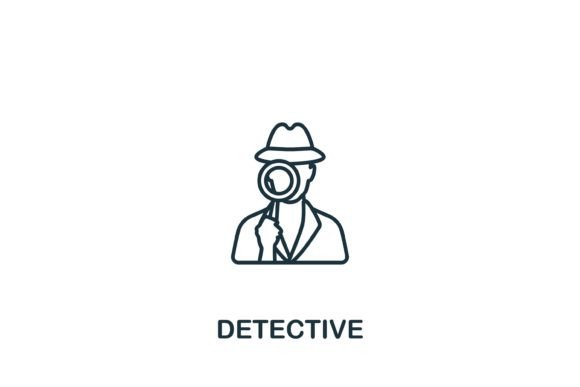 Detective Icon Graphics and Icons