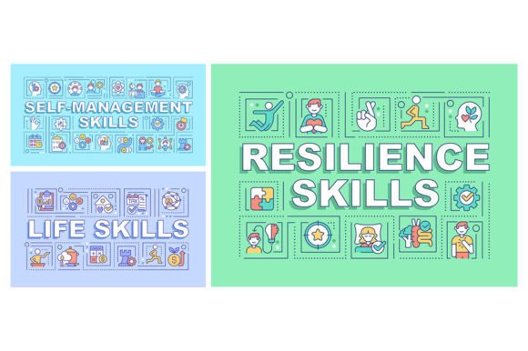 Life Skills Word Concepts Banner Set