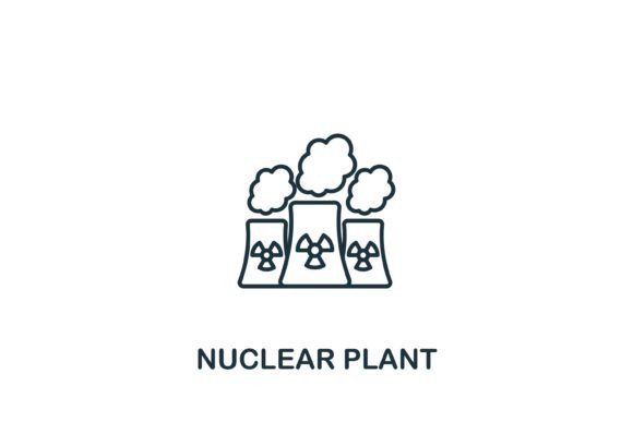 Nuclear Plant Icon: Graphics and Icons for Designers