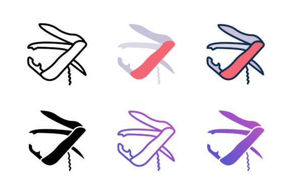 Pocket Knife Icon Graphics and Icons