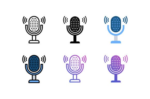 Podcast Icon Graphics and Icons