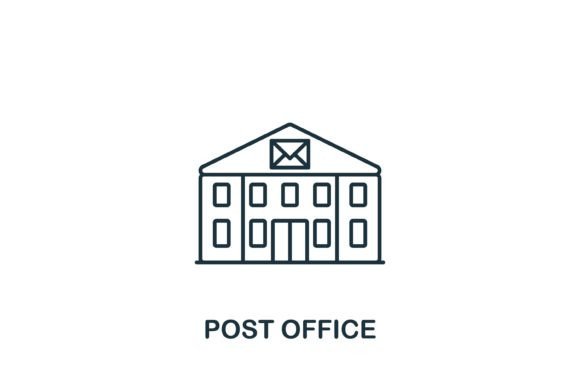 Post Office Icon: Graphics and Icons for Editorial Design