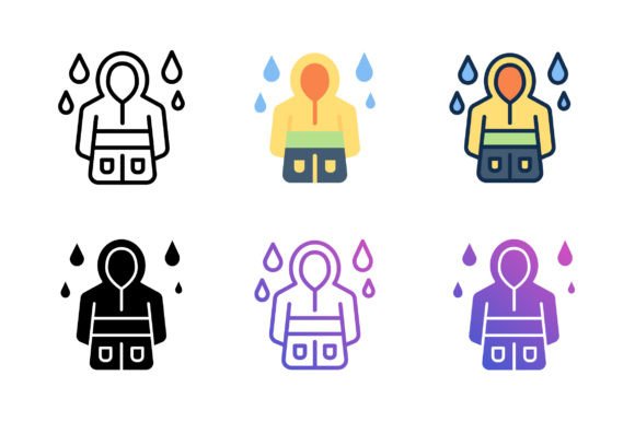 Rain Coat Icon: Graphics and Icons for Branding