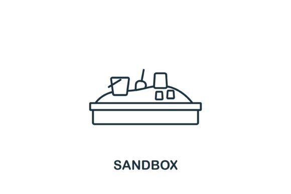 Sandbox Icon: Graphics and Icons for Modern Design