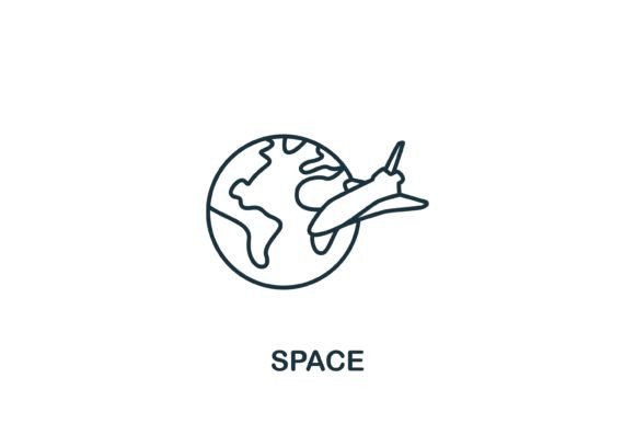 Space Icon: Graphics and Icons for Creative Design