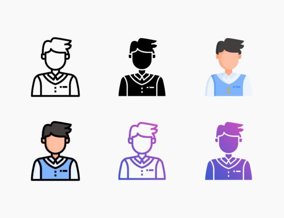 Student Boy Icon Graphics and Icons