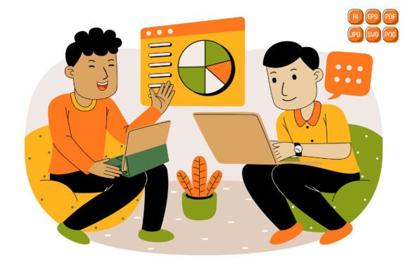 Teamwork Vector Illustration 15: Graphics for Creative Selling
